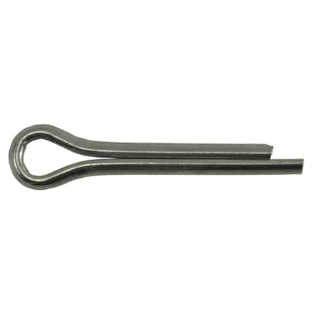 Midwest Fastener Extended Prong Cotter Pin, 3/16 in Dia, 2 in L, Steel, 100 PK 04036